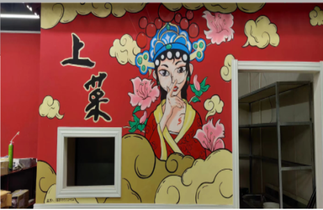 京山墙体彩绘的发展和应用