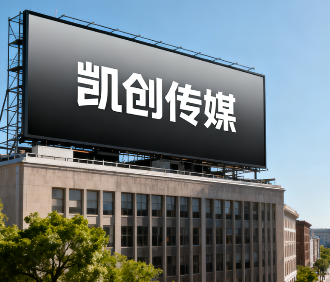 京山户外广告牌的设计与制作