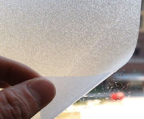 京山玻璃门外面粘广告用什么材料好？