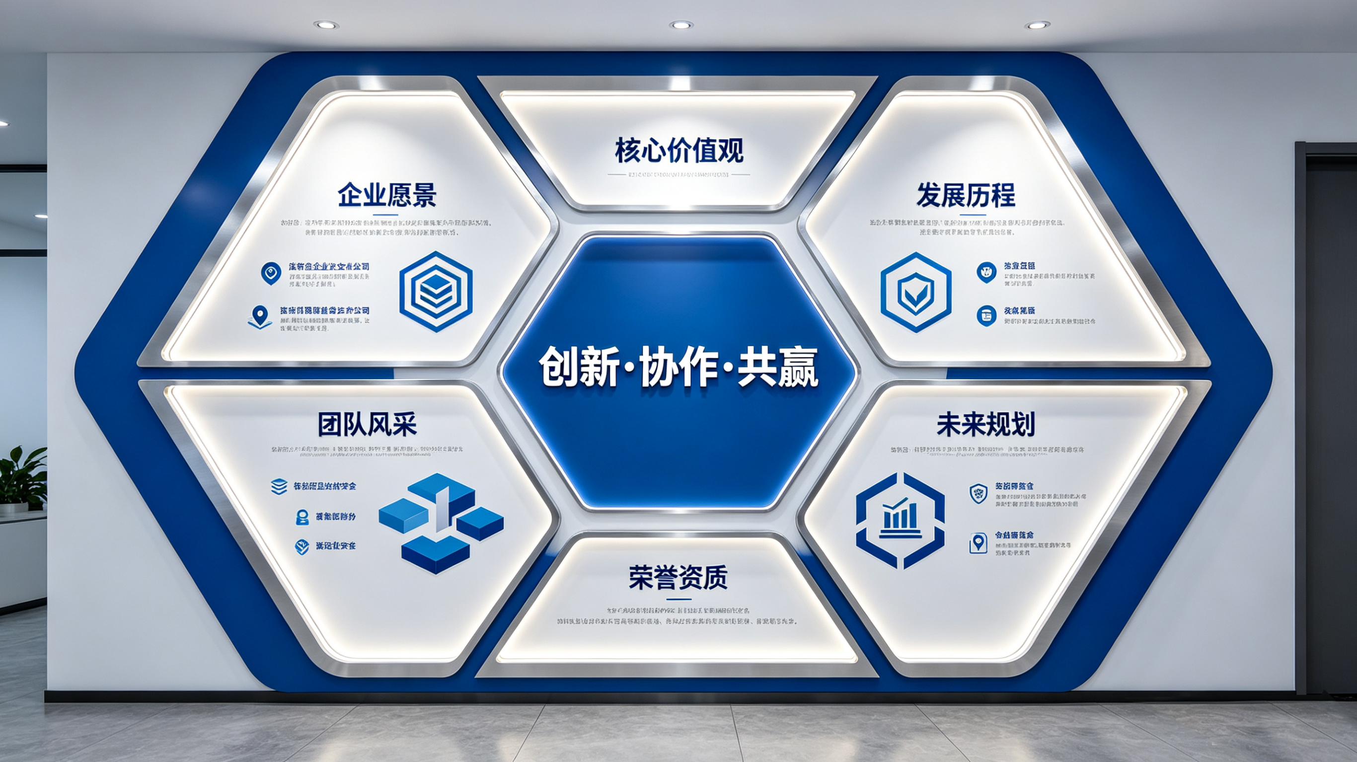 京山企业文化墙六边形避坑指南（新手常犯5个错误）